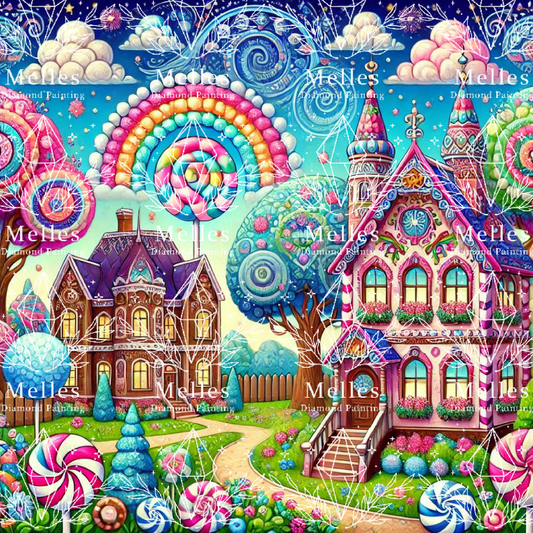 Candy Village - Renderização Premium 