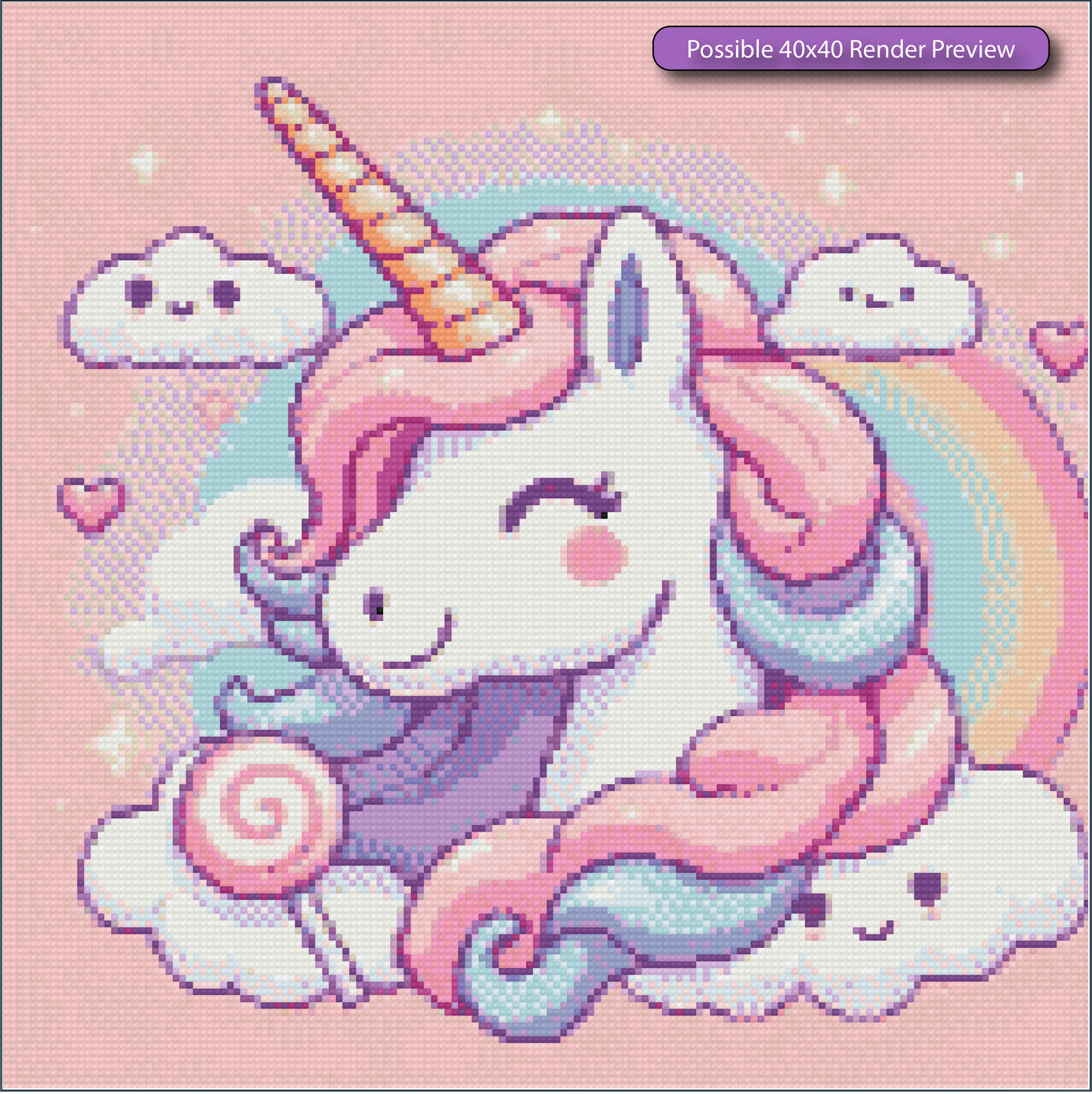 Cotton Candy Unicorn