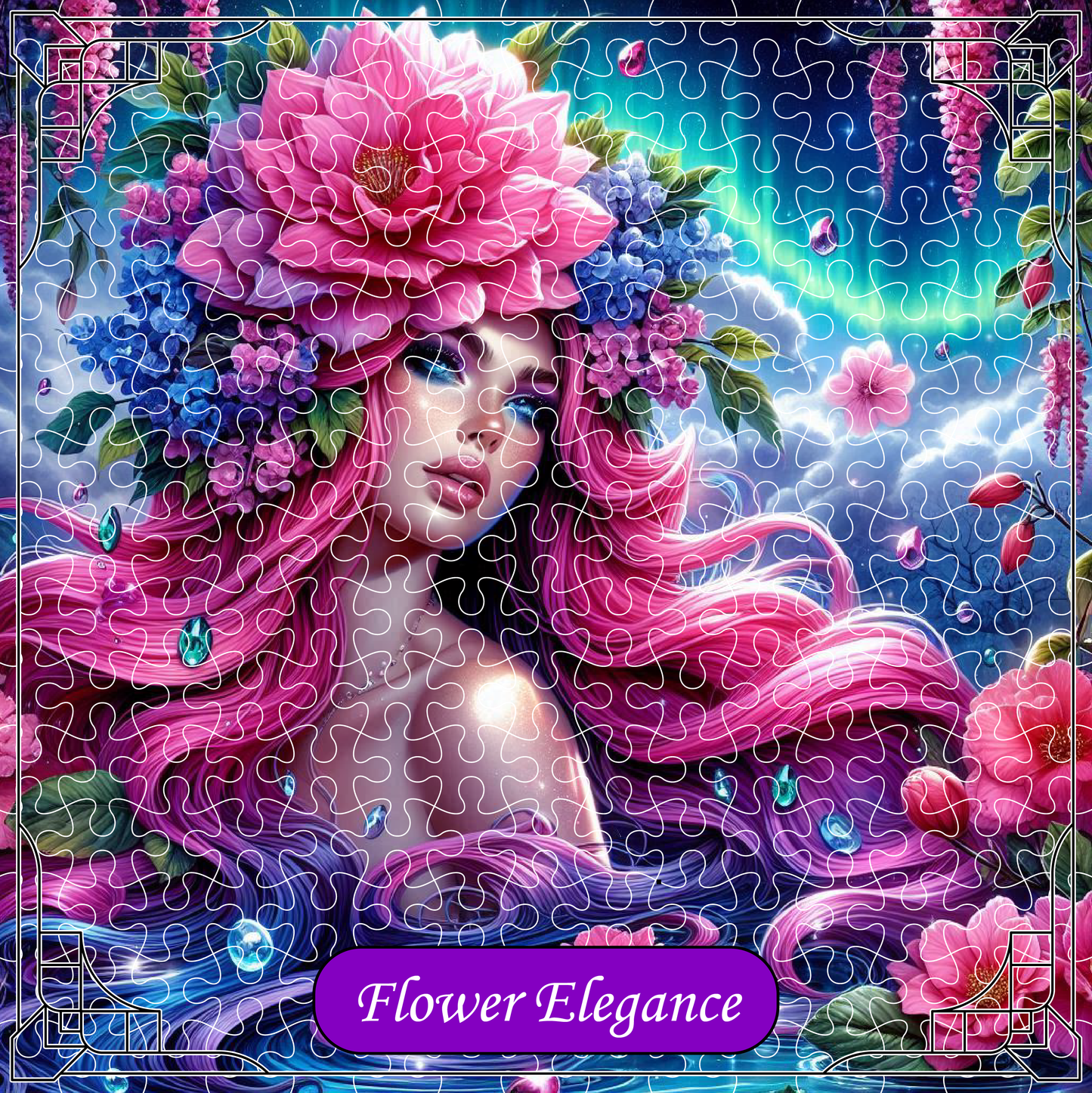 L'élégance des fleurs - Puzzle