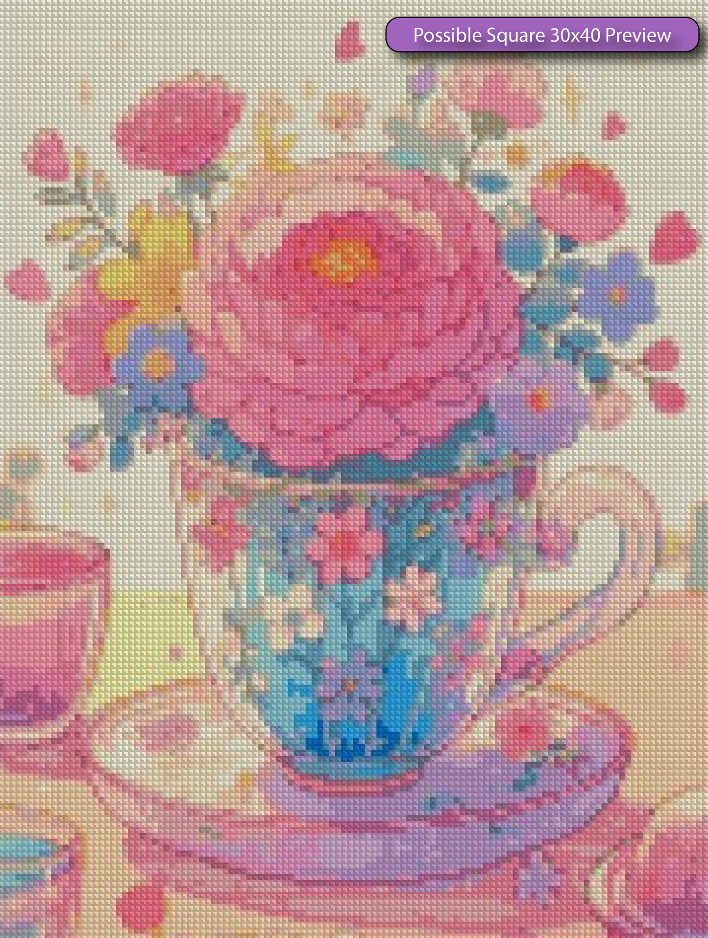 Flowers in the Tea Cup