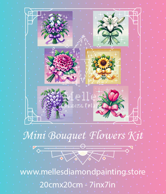 Kit de mini bouquets de fleurs 