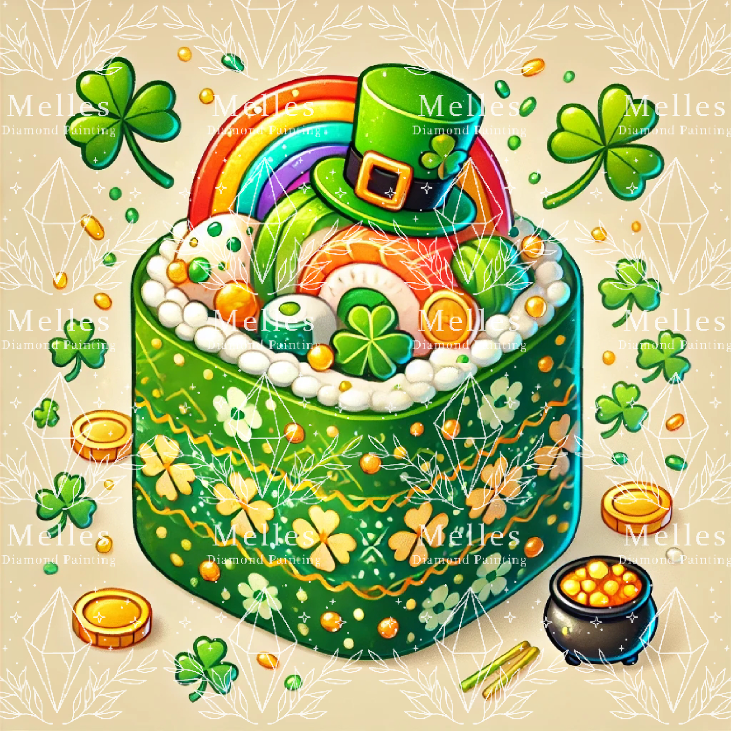 Mini St.Patrick Sushi Kit - Premium Render