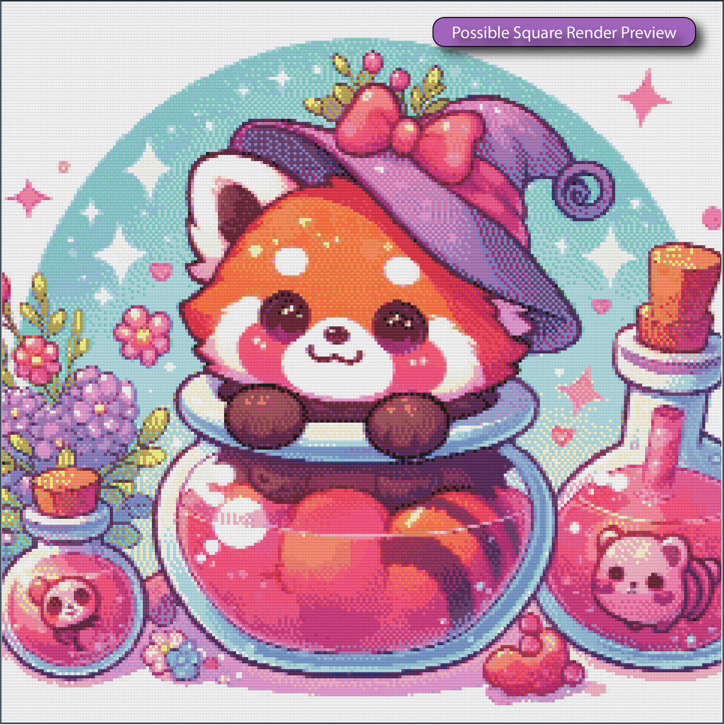 Potion pour panda roux