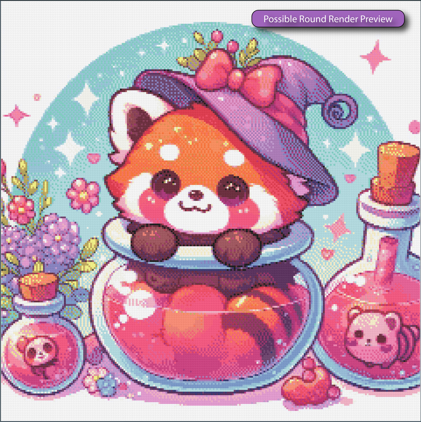 Potion pour panda roux