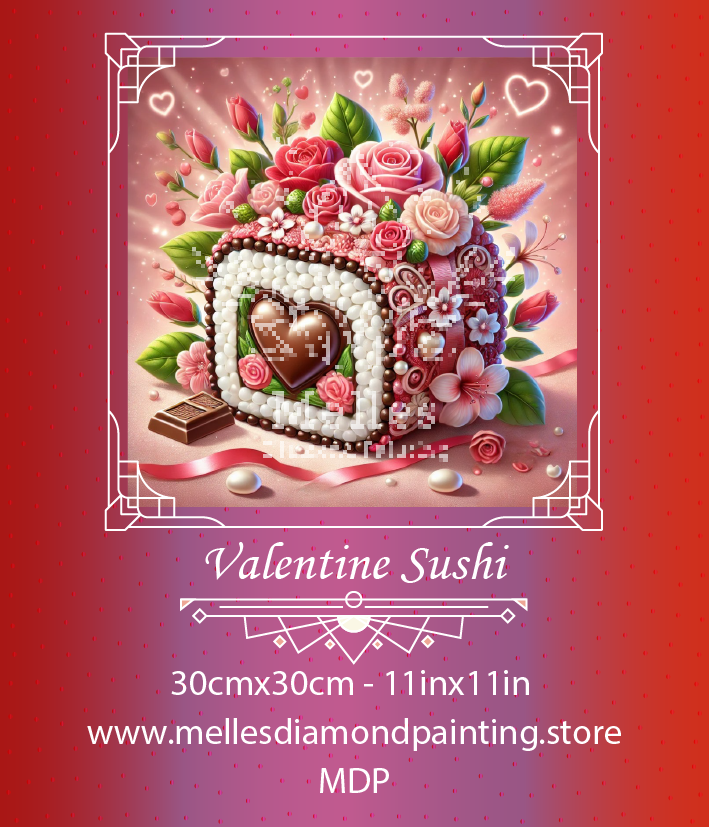 Sushi de la Saint-Valentin - Rendu Premium 